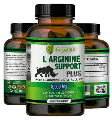 Factor L-Arginine 3000 MG Extra Strength Nitric Oxide & Circulation Boost 1 Ct • $13.77