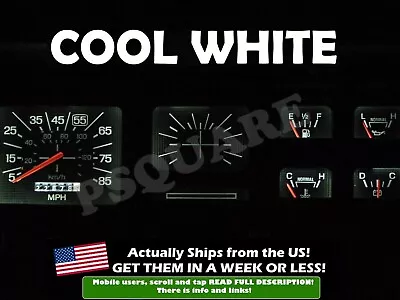  Gauge Cluster LED Dash Kit Cool White For Ford 80 86  F100 F150 F250 F350 Truck • $13.49