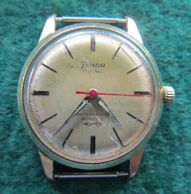 Vintage Timor Gold Plated Mechanical Men's Wristwatch C1960   • $98