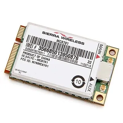 DELL E4200 E4300 E5400 Unlocked Sierra MC8781 WWAN 3G HSDPA Mini PCIe Medom Card • $15.50