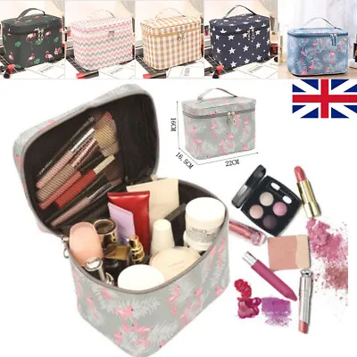 £1.79 • Buy Cosmetic Case Bags Toiletry Portable Travel Pouch Storage Women Make Up Wash Bag