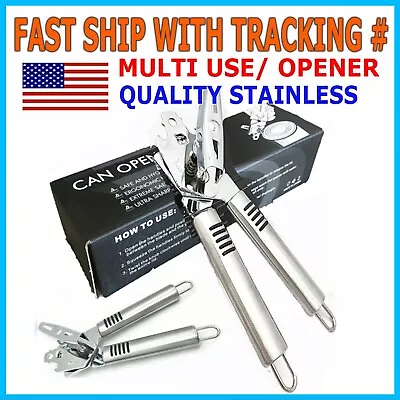 CAN OPENER Bottle Stainless Steel Heavy Duty Blades Strong Professional Chef NEW • $6.95