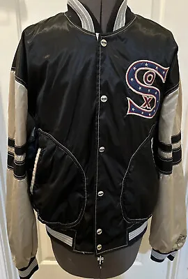 Vintage Mirage Cooperstown Chicago White Sox Nylon Jacket Sz L • $60