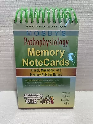 Mosby's Pathophysiology Memory NoteCards: Visual Mnemonic And Memory Aids ... • $15.95