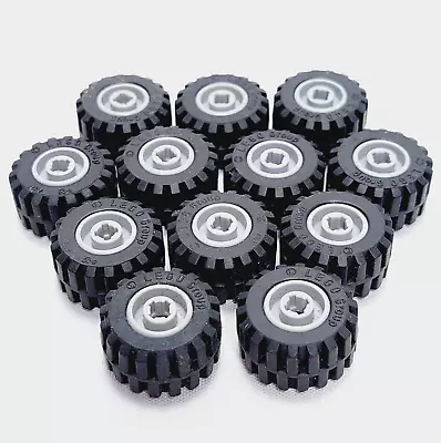 LEGO Black Wheel Tyre 21 X 12 Tire Assembly Grey 6014/ 87697 Vehicle X12 I • $22.99