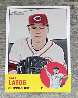 Mat Latos 2012 Topps Heritage Reds #334  *I28* • $1.69