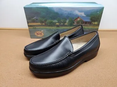 New Mens Sas Venetian Black Slip On Loafer Shoes 2010-013 Sz 9m9w10w11m12m • $169.99