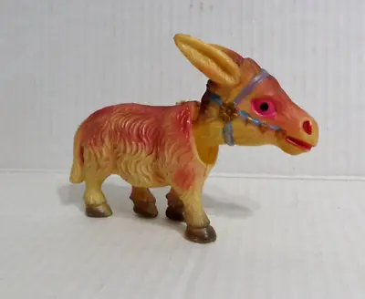 Vintage Celluliod Plastic Bobble Head Donkey Burro Nodder Farm Animal Toy 5  • $15