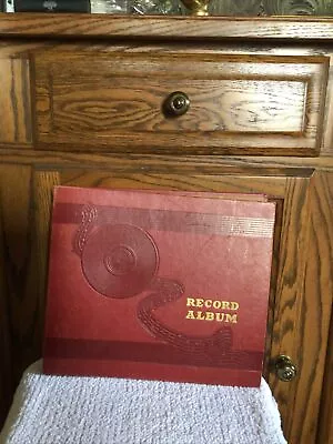 Vintage Various Record Album Storage Book Contains 10 Single 78 RPM Oldies LOOK! • $30