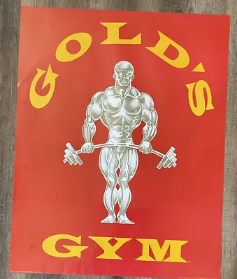 Vintage Original 1988 Gold's Gym Poster Mint Condition • $30