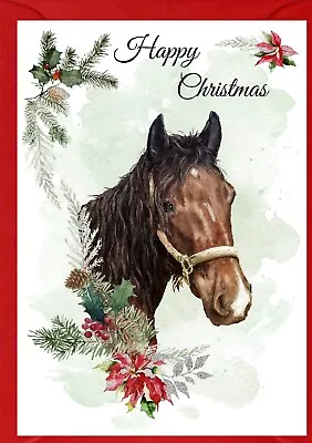 Horse Pony (4 X6 ) Christmas Card Perfect For Any Horse Lover - By Starprint • £2.85