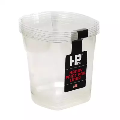 6-PK Disposable 1QT. Perfect Fit LINERS Designed For Use W The Handy PAINT PAIL • £5.84