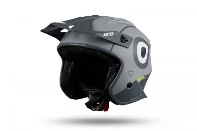 UFO Sheratan Urban Street Trials Helmet Matt Grey - All Adult Sizes • $93.31