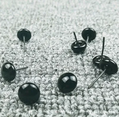 £4 • Buy Black Glass Pin  Eyes, 5 Pairs, Great For Taxidermy,  Needle Felting, Toy Making