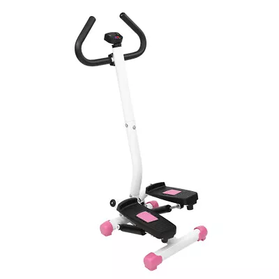 Adjustable Exercise Air Stair Stepper Machine Cardio Equipment Handle Bar Sports • $64.99