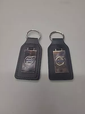 Volvo Dealer Keyrings X 2 Black Leather (RAY CHAPMAN MOTORS) • $11.09