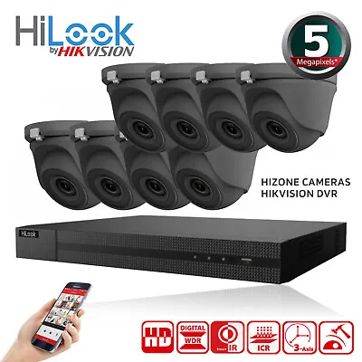 Hikvision 8ch 5mp 4k Ultrahd Cctv System Outdoor 20m Exir Nightvision Camera Kit • £279.99