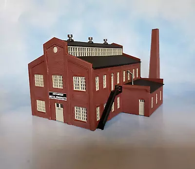 N Scale Built Up Walthers Custom Factory Industrial Building • $41