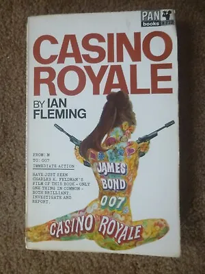 Casino Royale By Ian Fleming - 1967 Paperback James Bond Spy Novel Pan Book Vgc • £2