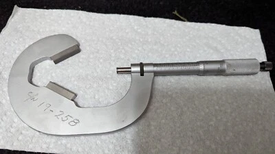 $100 • Buy Starrett V-Anvil Micrometer - 1  To 2  By .0001 - EDP 52494 - T483XRL Very Good