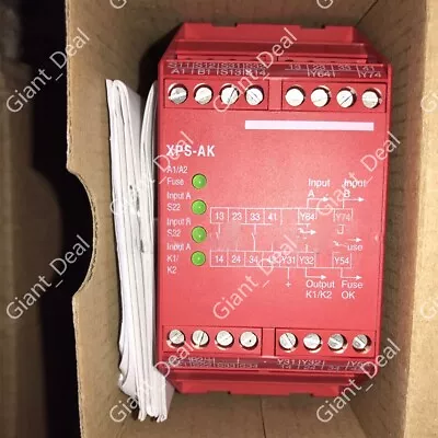 For XPSAK371144 Safety Relay Module E-Stop 230VAC 3NO 1NC+4 Solid State Outputs • $599.26