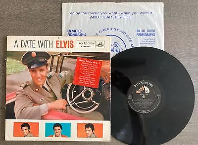 Elvis Presley A Date With Elvis LPM-2011 FIRST PRESSING 1S/1S EX/Mint Rare Cover • $450