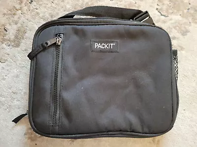 PackIt Black Freezable Classic Lunch Box • $20