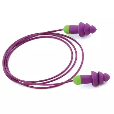 6405 Moldex Rockets Earplug One Size Reusable Flanged Corded Purple/Bright • $127.03