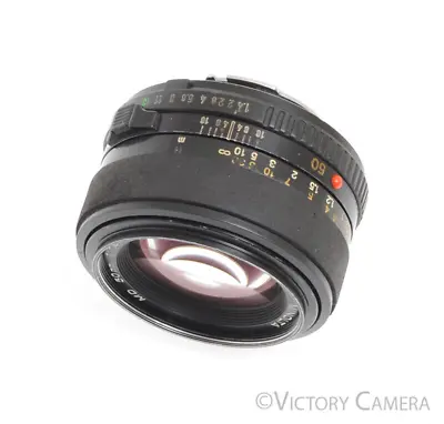 Minolta MD 50mm F1.4 Manual Focus Prime Lens -Replaced Grip- • $60.10