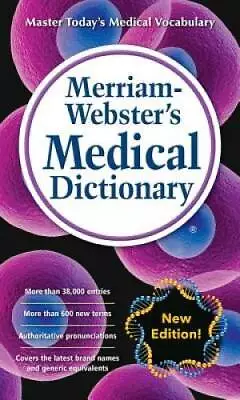 Merriam-Webster's Medical Dictionary New Edition (c) 2016 - GOOD • $4.45