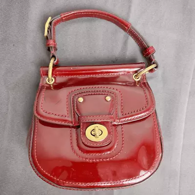 Coach Rare Vintage Mini Wilson Willis Patent Crimson Bag 21246 • $89