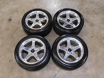 01 2001 Ford Mustang Cobra 17 X8  Polished OEM Wheels With Tires Good Used G49 • $999.99