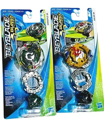 NEW Hasbro Beyblade X2 Burst Turbo Gargoyle G4 (D28) And Balar B4 (D49) Set Up • $12.99