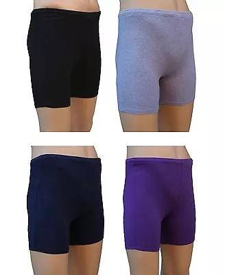 CHEX Cotton Lycra HP Mens Unisex Keep Fit Fitness Exercise Dance Shorts Running • £6.50