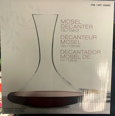Mosel Elegant Wine Decanter • $29.99
