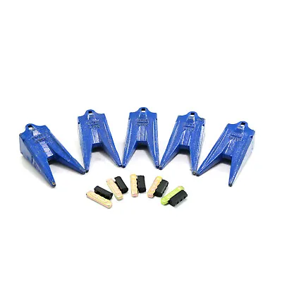 18TVC Tiger Teeth + P/L (Pack Of 5) Bucket Tooth Excavator Skid Steer Bobcat • $148.50