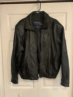 Vintage Members Only Leather Bomber/Aviator Style Jacket Size 42 See All Photos • $27.50