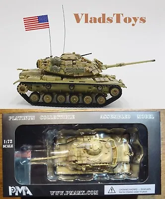 PMA 1/72 M60A1 Patton RISE W/ERA American Express USMC Desert Storm 1991 P0335 • $62.06