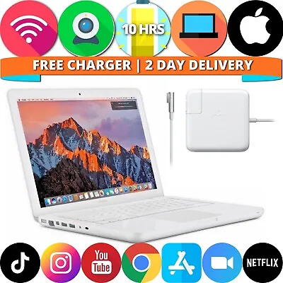 Apple MacBook A1342 White 13 Mid 2010 2.40GHz Intel 2GB RAM 250GB Unibody MacOS • $94.95