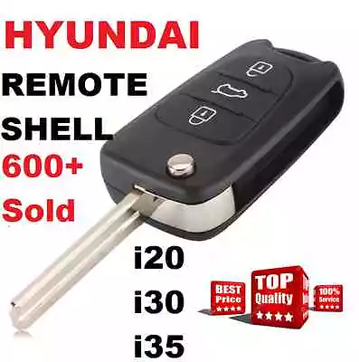 $13.50 • Buy Replacement Remote Flip Car Key Shell Suitable For HYUNDAI I20 I30 I35  