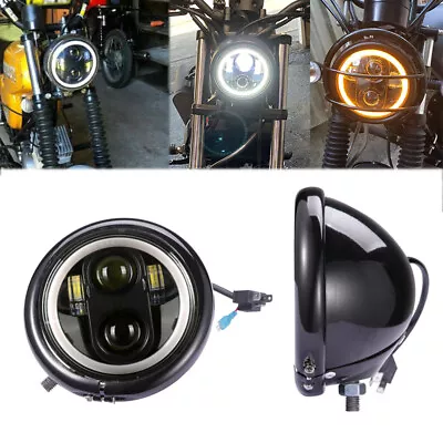 5.75  LED Headlight Housing Bucket For Yamaha Virago 250 750 535 1100 Vmax 1200 • $69.99