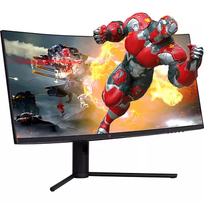 $269.99 • Buy Deco Gear 34  3440x1440 21:9 Ultrawide Curved Monitor, 144Hz, HDR10,(OPEN BOX)