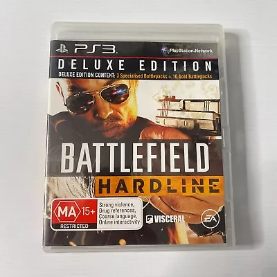 Battlefield Hardline Deluxe Edition PS3 Game • $11