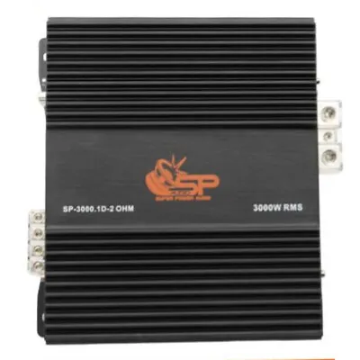 1 SP Audio SP-3000.1D2 SP3000.1D2 Amplifier Monaural 1x3000 Watts RMS 2 Ohm • £308.69