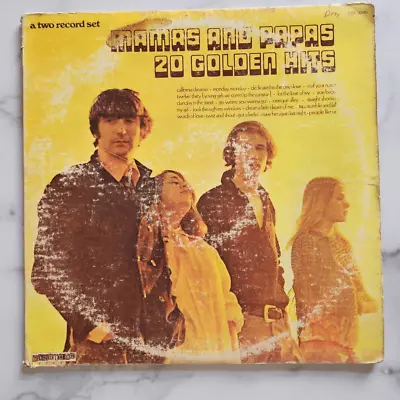 Mamas & Papas 20 Golden Hits 60s Folk Pop Vintage Vinyl Record Disc Music • $18