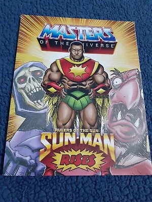 Masters Of The Universe Origins Mini Comic Sun-Man Rises Mattel He-Man Wave 8 • $3