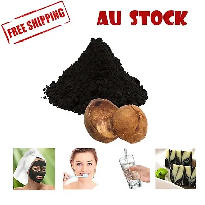 $39.99 • Buy Activated Coconut Charcoal Powder Food Grade Teeth Whitening Toothpaste Mask AU