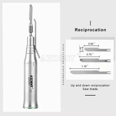 Dental Micro Saw Surgical Handpiece 3.2:1 Reduction Reciprocating Bone Cut • $136.99