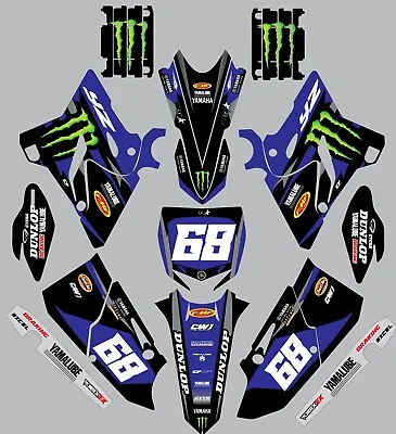 Graphics For Yamaha YZ 125 YZ 250 2015-2020  Decals Stickers Shrouds Star • $99