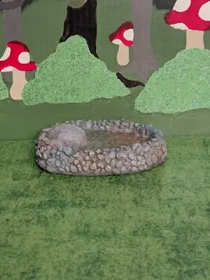 Miniature Stone Pond Resin For Fairy Gnome Garden NEW • $6.95